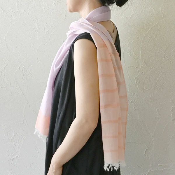 オーガニックコットン 手織スリムストール