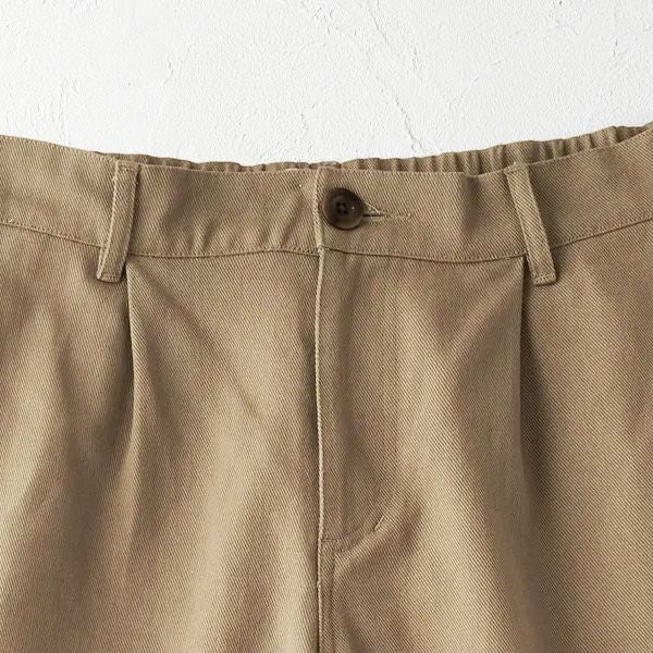 オーガニックコットン メンズツイルハーフパンツ