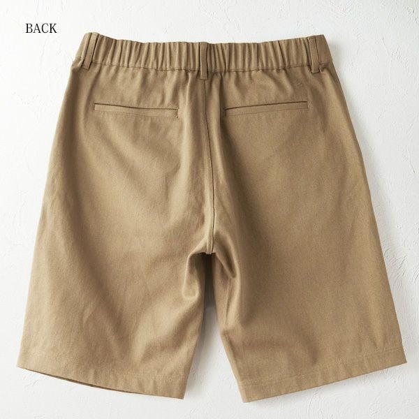 オーガニックコットン メンズツイルハーフパンツ