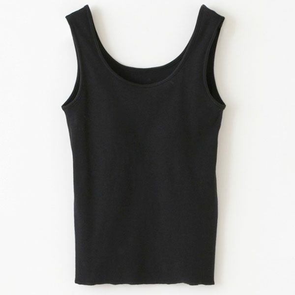 オーガニックコットン スパンリブカップ付きタンクトップ