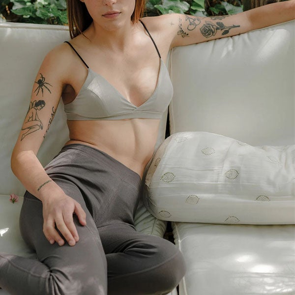 オーガニックコットン トライアングルブラ