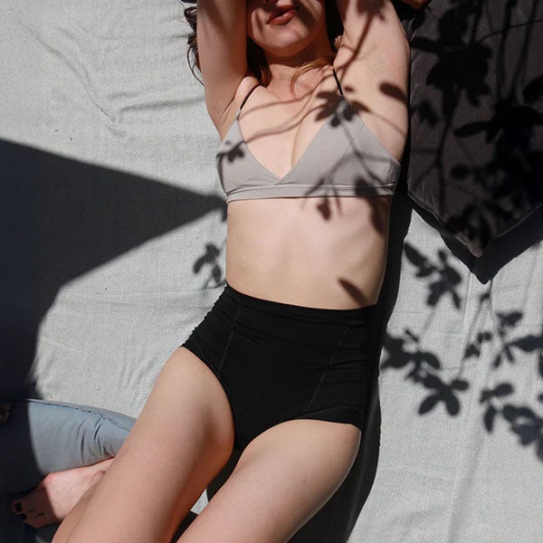 オーガニックコットン ハイウエストショーツ