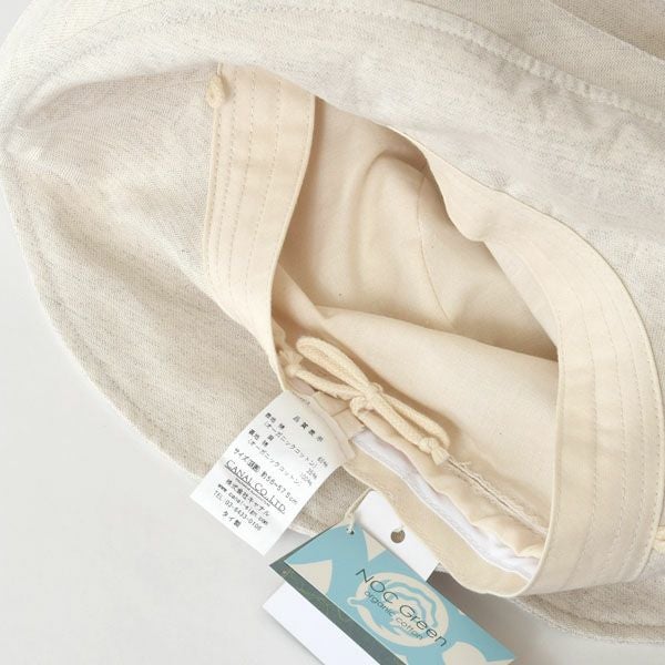 オーガニックコットン&リネン チューリップハット