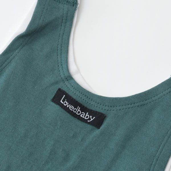 オーガニックコットン ベビーノースリーブロンパース はらぺこあおむし