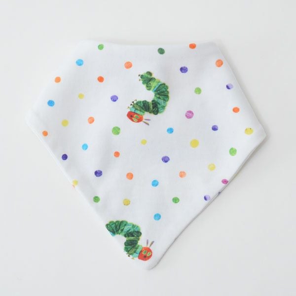 オーガニックコットン ベビーバンダナビブ はらぺこあおむし