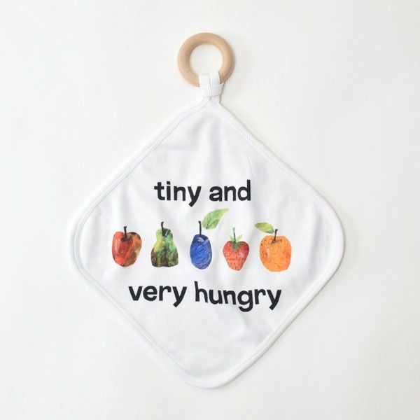 オーガニックコットン ベビーティージングリング はらぺこあおむし