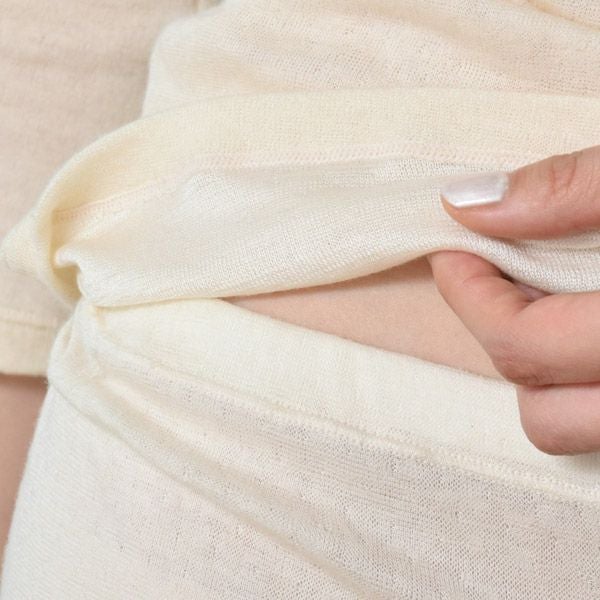 オーガニックコットン&シルク ロングスリーブインナー