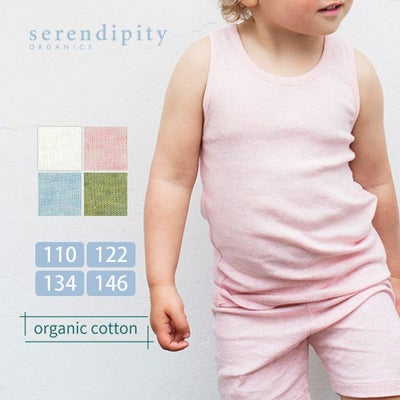 オーガニックコットン キッズフライスタンクトップ