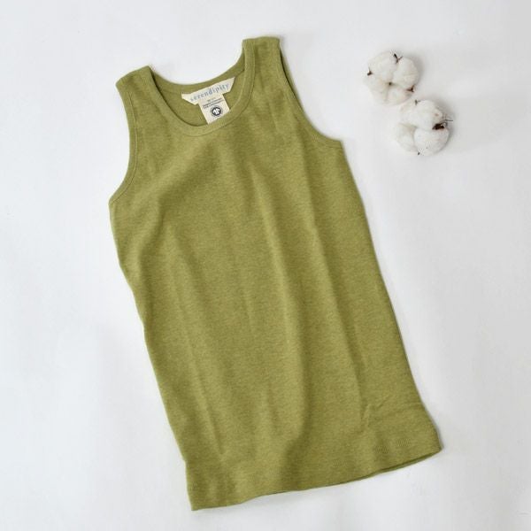 オーガニックコットン キッズフライスタンクトップ