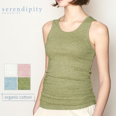 オーガニックコットン フライスタンクトップ