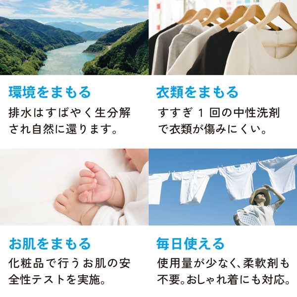 洗濯用洗剤 無香 ボトル300ml