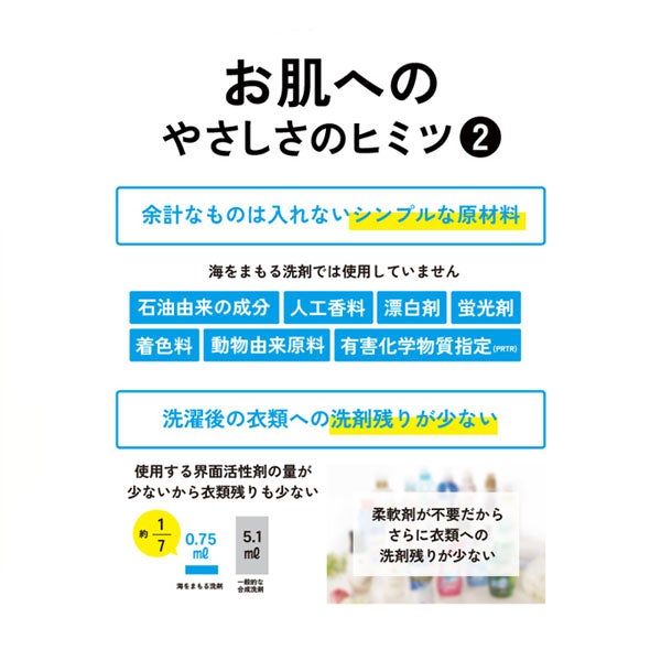 洗濯用洗剤 無香 ボトル300ml