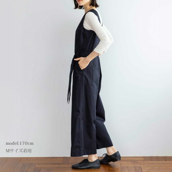 オーガニックコットン ツイルオールインワン