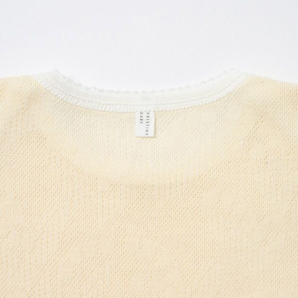 オーガニックコットン ベビースズランメッシュ半袖グレコ