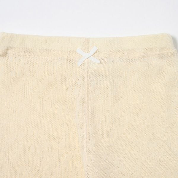 オーガニックコットン ベビースズランメッシュレギンス