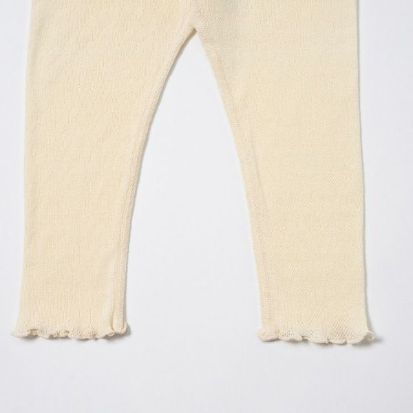 オーガニックコットン ベビースズランメッシュレギンス