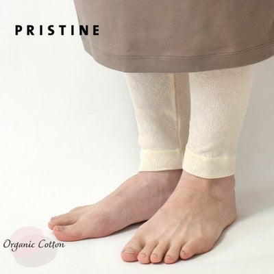 オーガニックコットン スズランメッシュレギンス