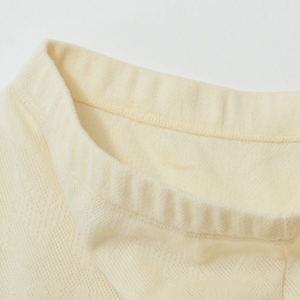 オーガニックコットン スズランメッシュレギンス