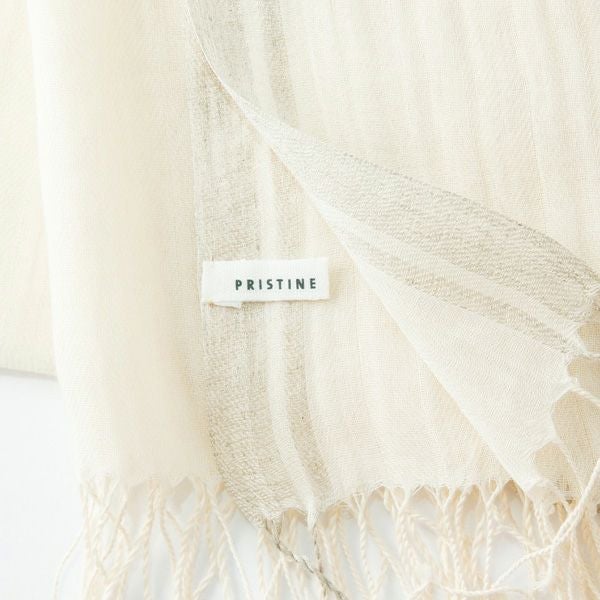 オーガニックコットン ヘリンボンストール