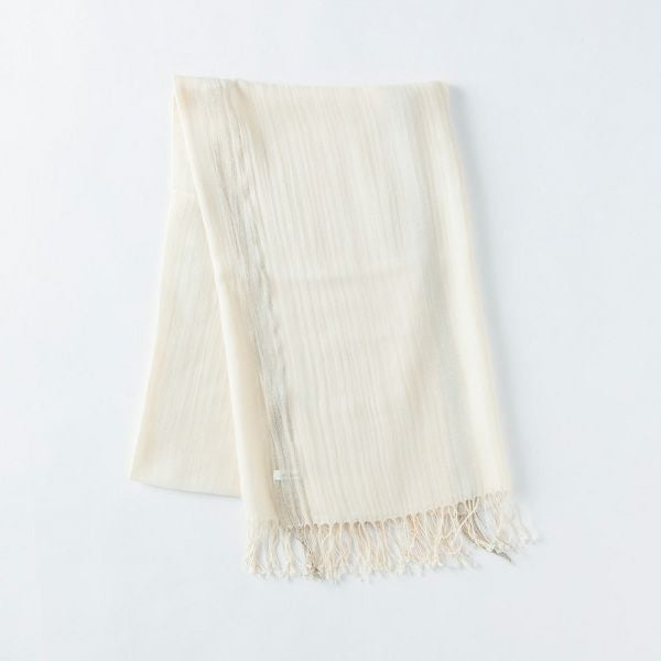 オーガニックコットン ヘリンボンストール
