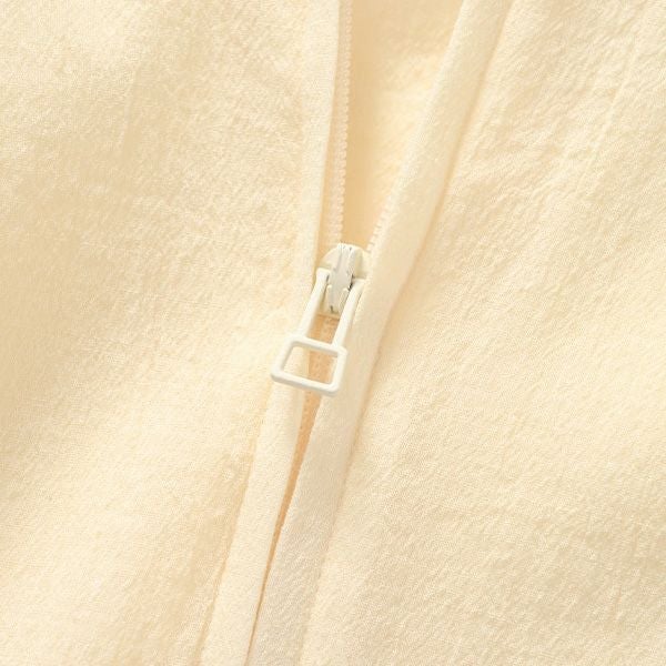 オーガニックコットン チリメンジップアップパーカー