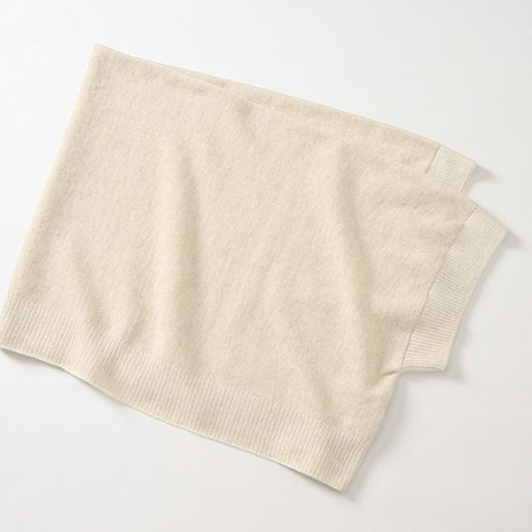 オーガニックコットン＆リネン ニットボレロ