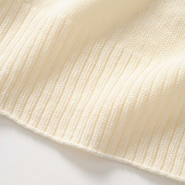 オーガニックコットン＆リネン ニットボレロ