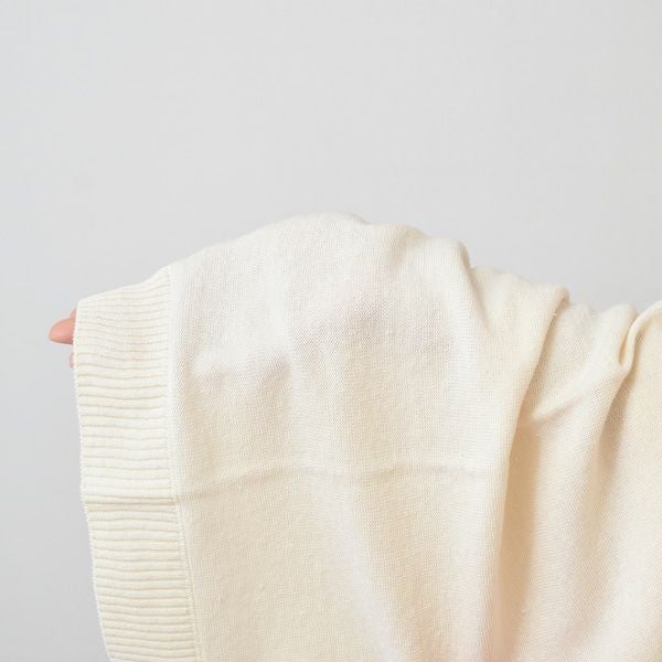 オーガニックコットン＆リネン ニットボレロ