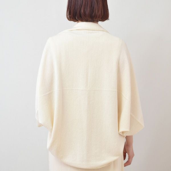 オーガニックコットン＆リネン ニットボレロ