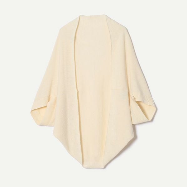 オーガニックコットン＆リネン ニットボレロ