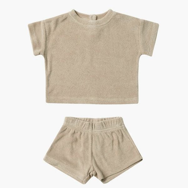 オーガニックコットン ベビーテリーＴシャツ＆ショーツ