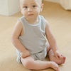 オーガニックコットン ベビーテリータンクトップ＆ショーツ