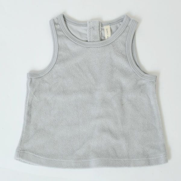 オーガニックコットン ベビーテリータンクトップ＆ショーツ