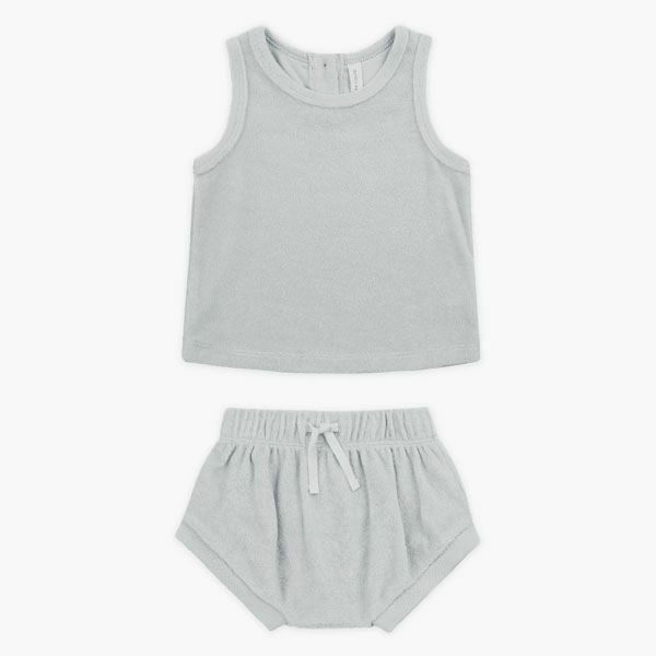 オーガニックコットン ベビーテリータンクトップ＆ショーツ