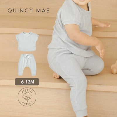 オーガニックコットン ベビーテリーＴシャツ＆パンツ