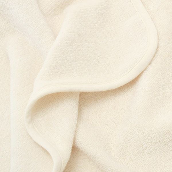 オーガニックコットン ベビー【くまのコットン】耳つきアフガン