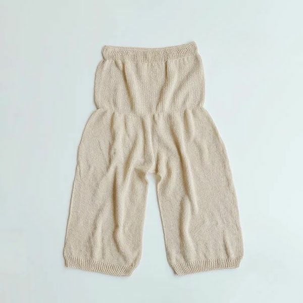 オーガニックコットン 薄手ニットペチパンツ