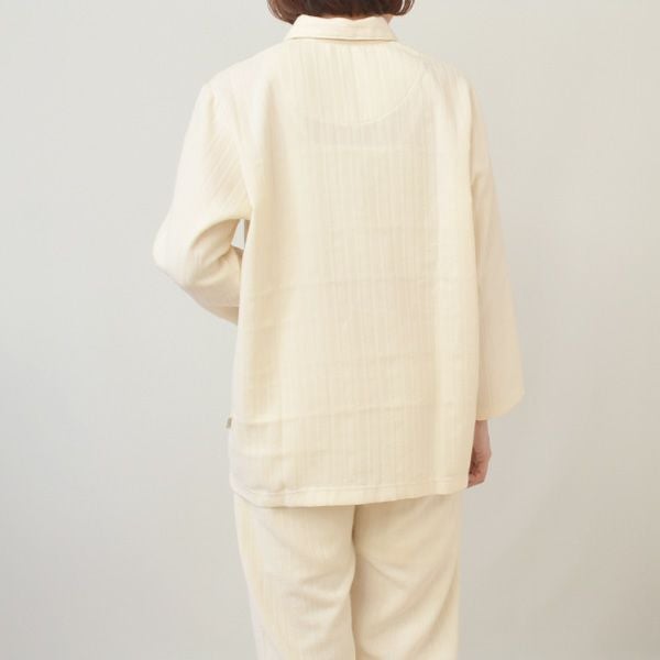 オーガニックコットン ダブルガーゼ前あきパジャマ