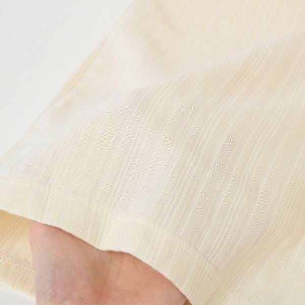 オーガニックコットン ダブルガーゼ前あきパジャマ