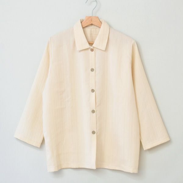 オーガニックコットン ダブルガーゼ前あきパジャマ