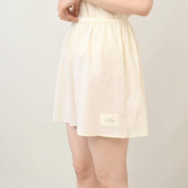 オーガニックコットン inoui高島縮ショートペチパンツ