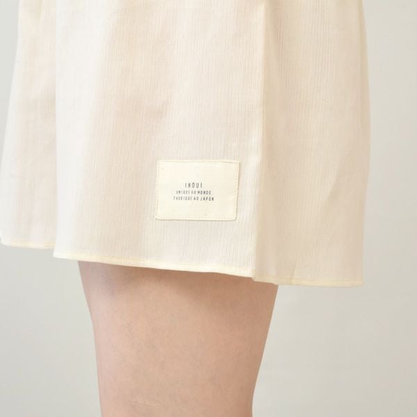 オーガニックコットン inoui高島縮ショートペチパンツ