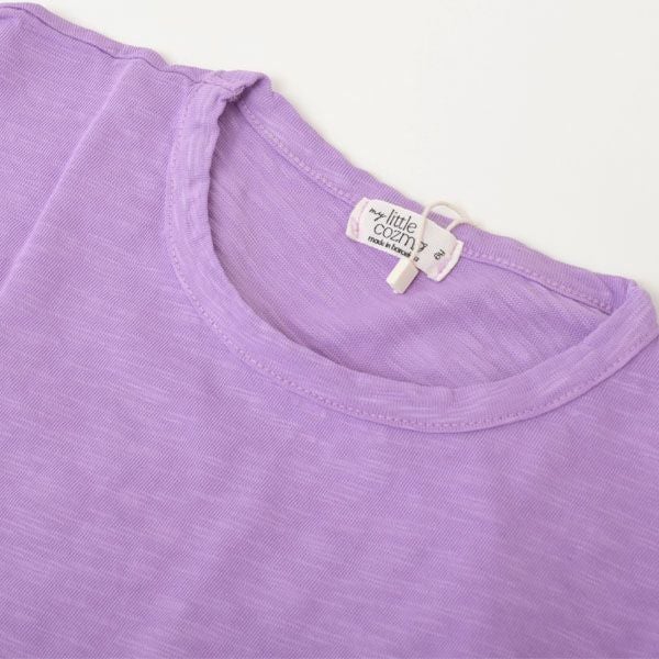 オーガニックコットン キッズスラブベーシックTシャツ