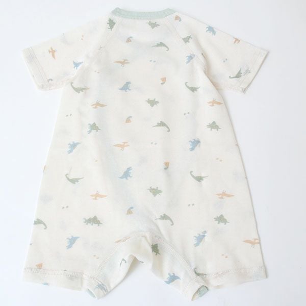 オーガニックコットン 吊天竺コンビオール 恐竜柄