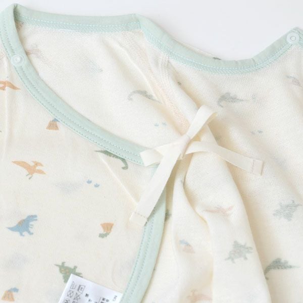 オーガニックコットン 吊天竺ツーウェイドレス 恐竜柄