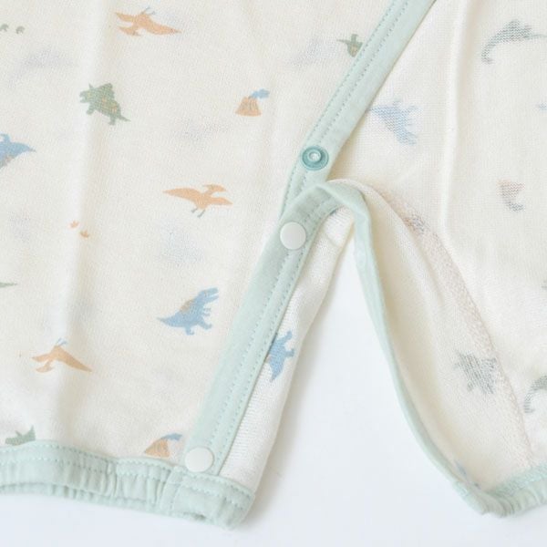 オーガニックコットン 吊天竺ツーウェイドレス 恐竜柄