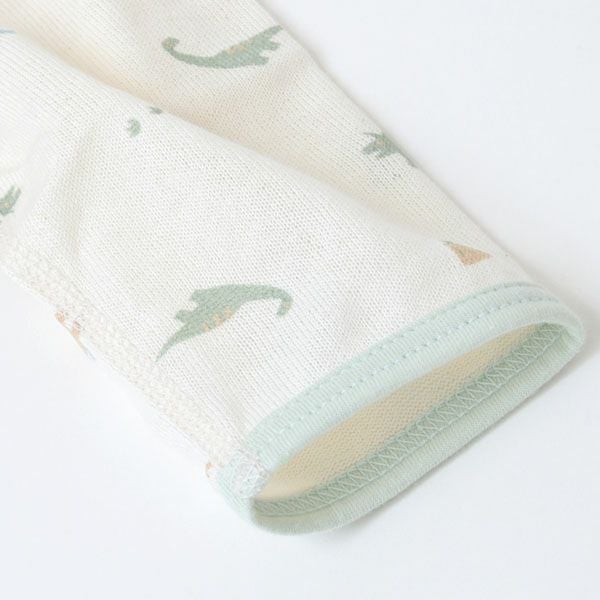 オーガニックコットン 吊天竺ツーウェイドレス 恐竜柄