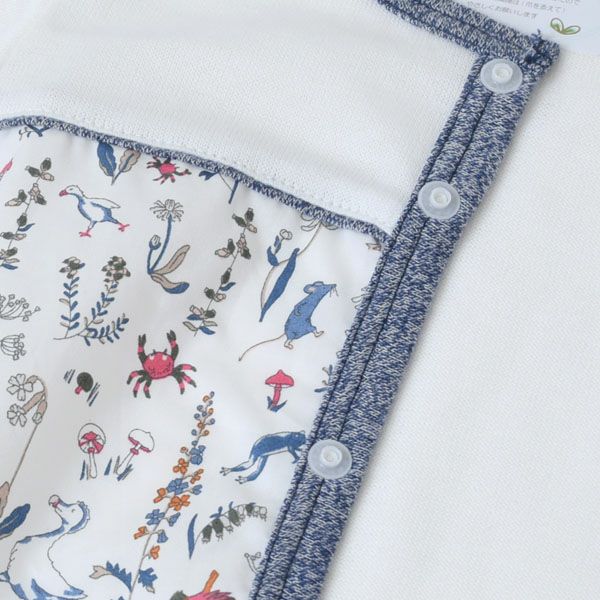 オーガニックコットン 吊天竺ツーウェイドレス リバティTheo