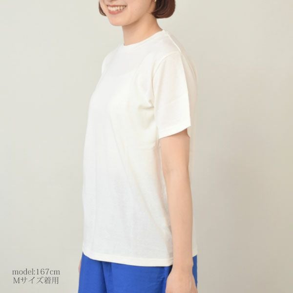 オーガニックコットン 葛和紙天竺メンズ半袖Tシャツ