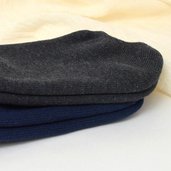 オーガニックコットン 葛和紙パイルスニーカー丈ソックス